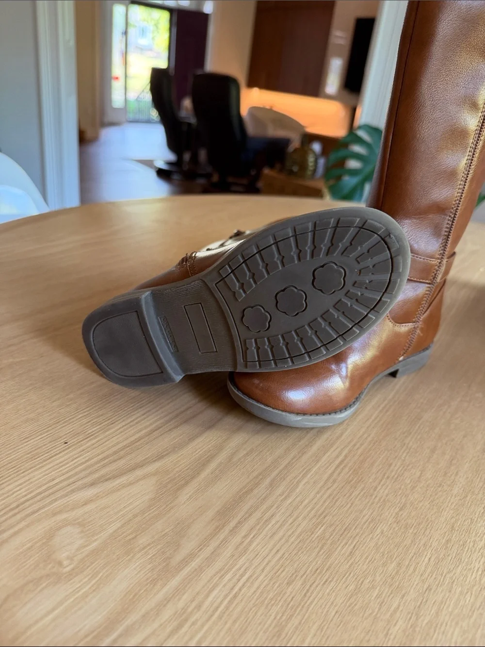 Gymboree Little Essentials Tan Tall Riding Boots Girls 13